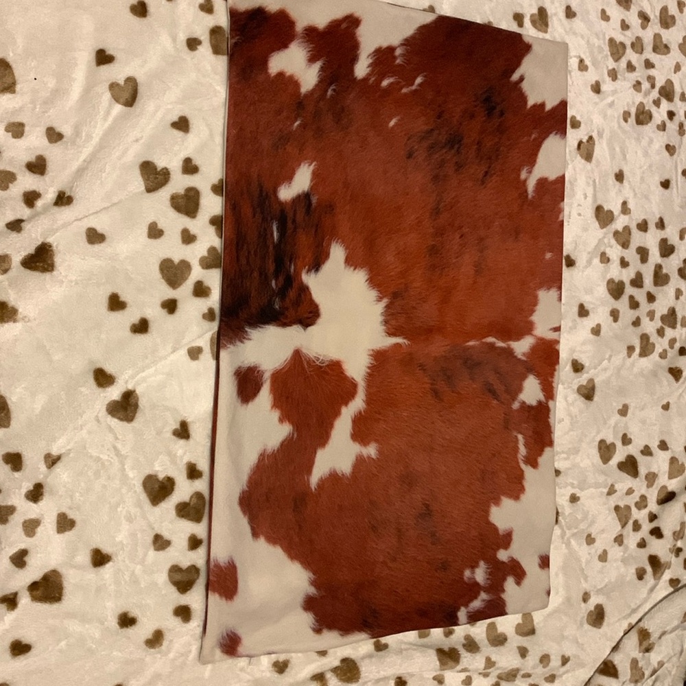 Cow print pillow case